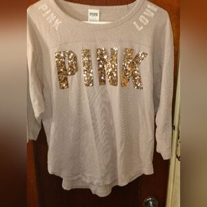 Victoria's secret Pink bling shirt
